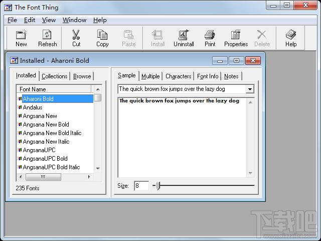 The Font Thing,The Font Thing下载,TrueType字体工具,字体