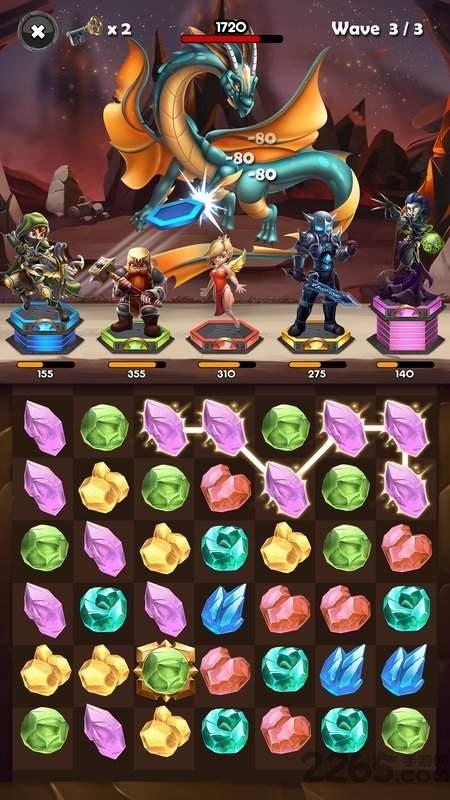 龙与钻石无限金币版下载,龙与钻石,休闲游戏,消除游戏